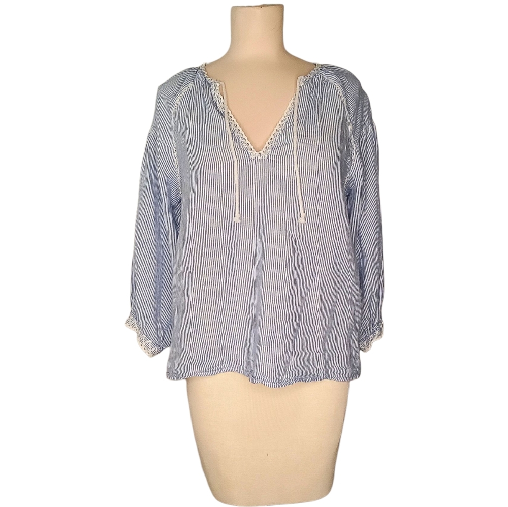 Melissa Nepton Striped Blouse